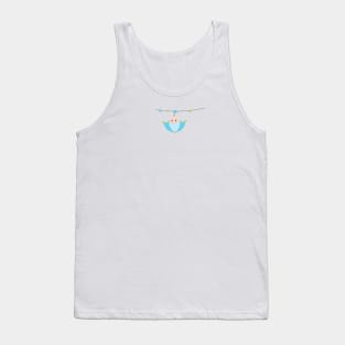 Newborn baby boy with umbrella Tank Top